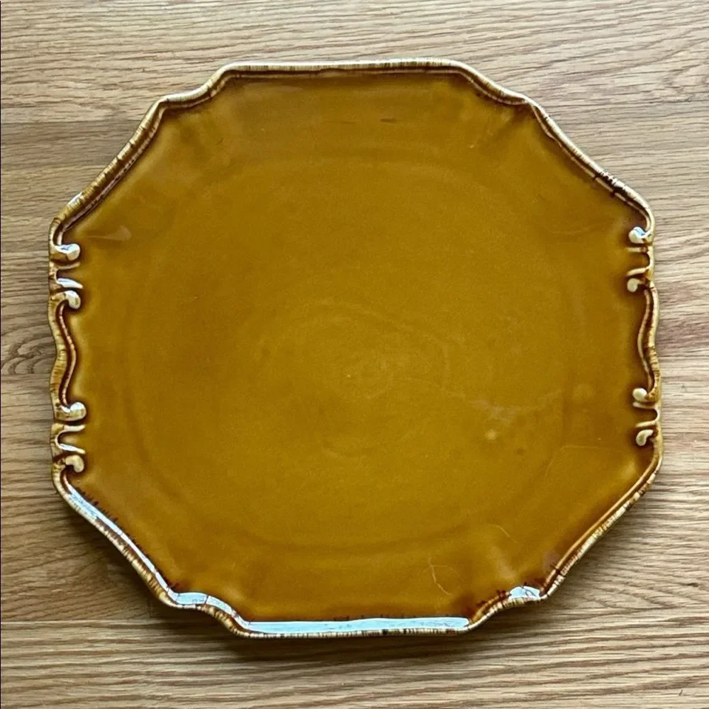 Style-Eyes by Baum Bros Elegant Brown Ceramic Dinner Plate!